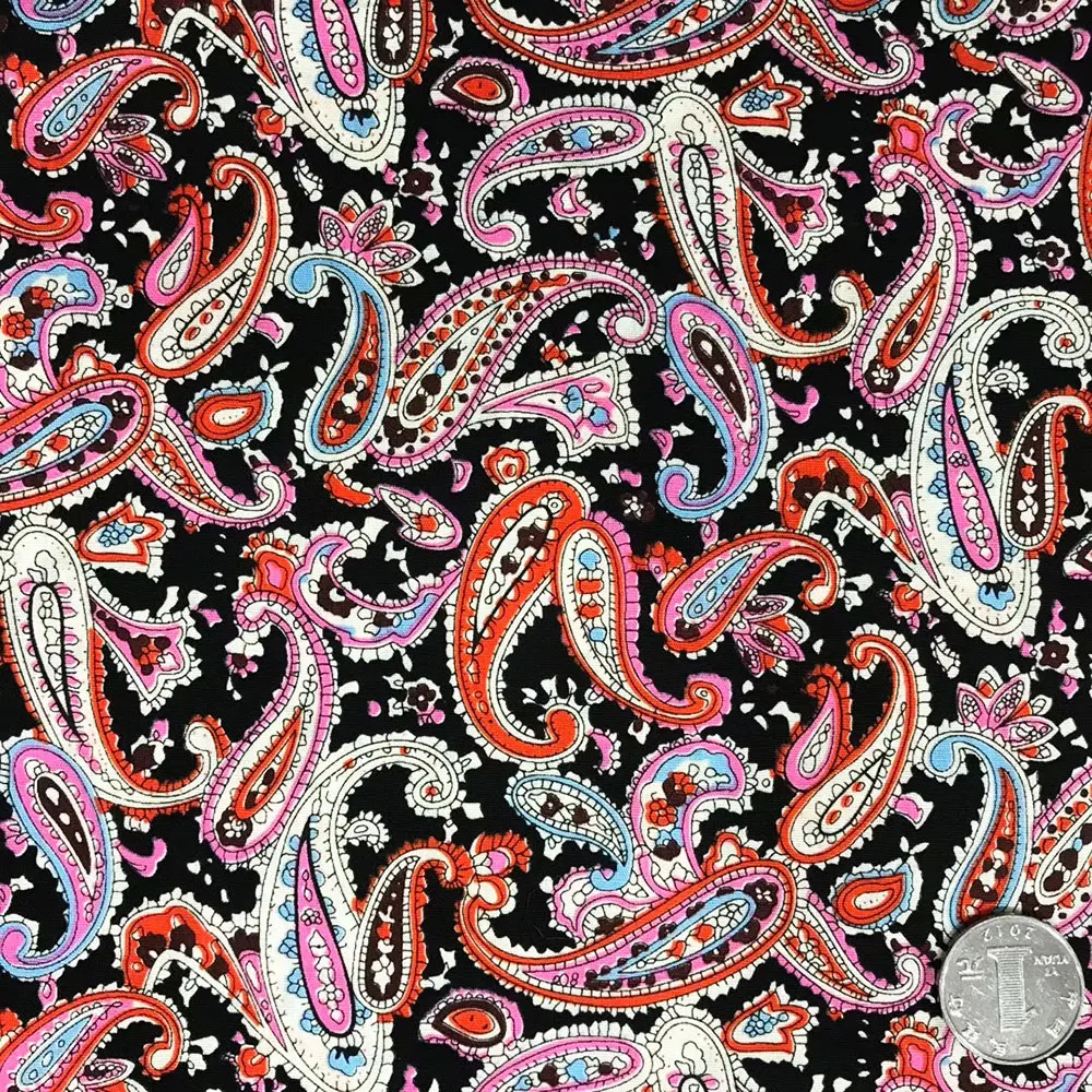 high quality comfortable children wear digital printed effect cotton fabric