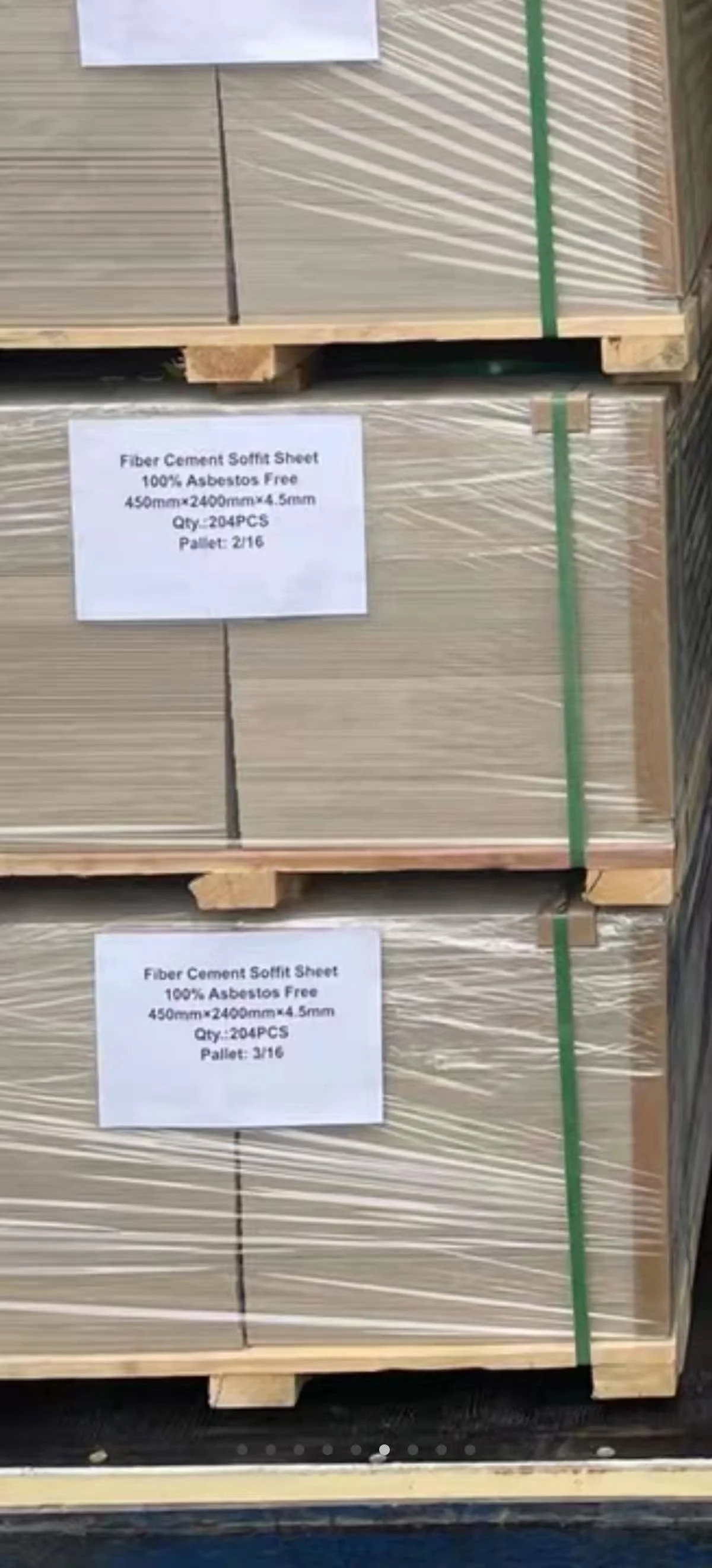 Fiber cement soffit board sheet with A grade fireproof