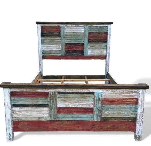 
Классическая резная деревенская Мексиканская сосна двуспальная кровать 