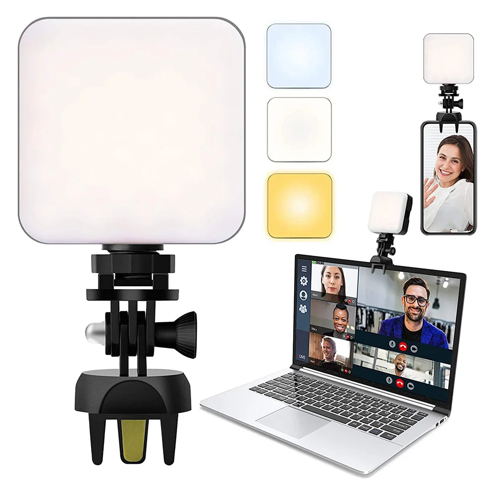 Zoom Call Cube Photo Studio Remote Working Video Conference Lighting Vlog Kit Led Ring Light With Stand