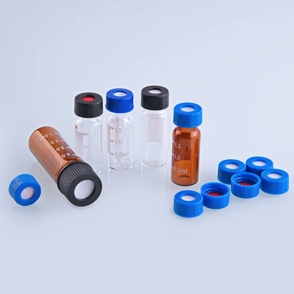 ALWSCI  2ml clear glass hplc vials wide opening small glass bottles 2ML