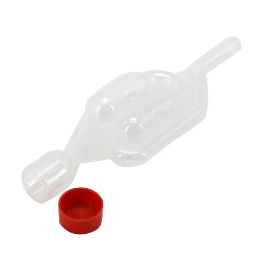 New Homemade Wine Vent Air Lock Exhaust One-way Home Brew Wine Fermentation Airlock Check Valve Water Sealed Valves