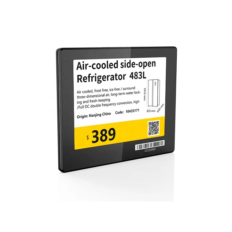 YalaTech ESL 4.2 inch e ink price tag BLE 5.0 nfc electronic shelf label eas system