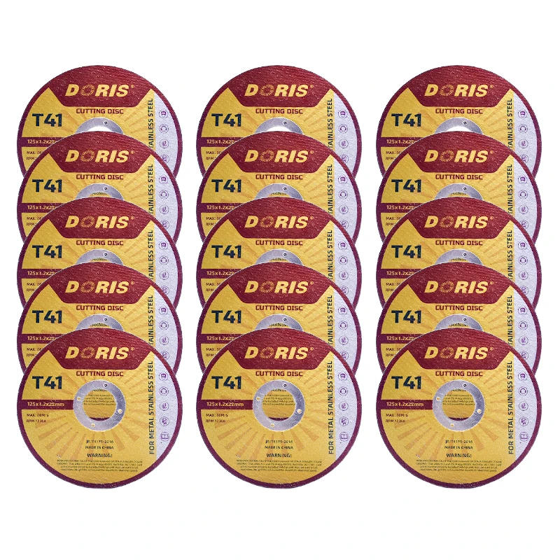 Doris Premium 125mm 5inch Cutting Disc Aluminium  Abrasive Metal Cutting Discs For Angle Grinders Abrasive Discs free sample