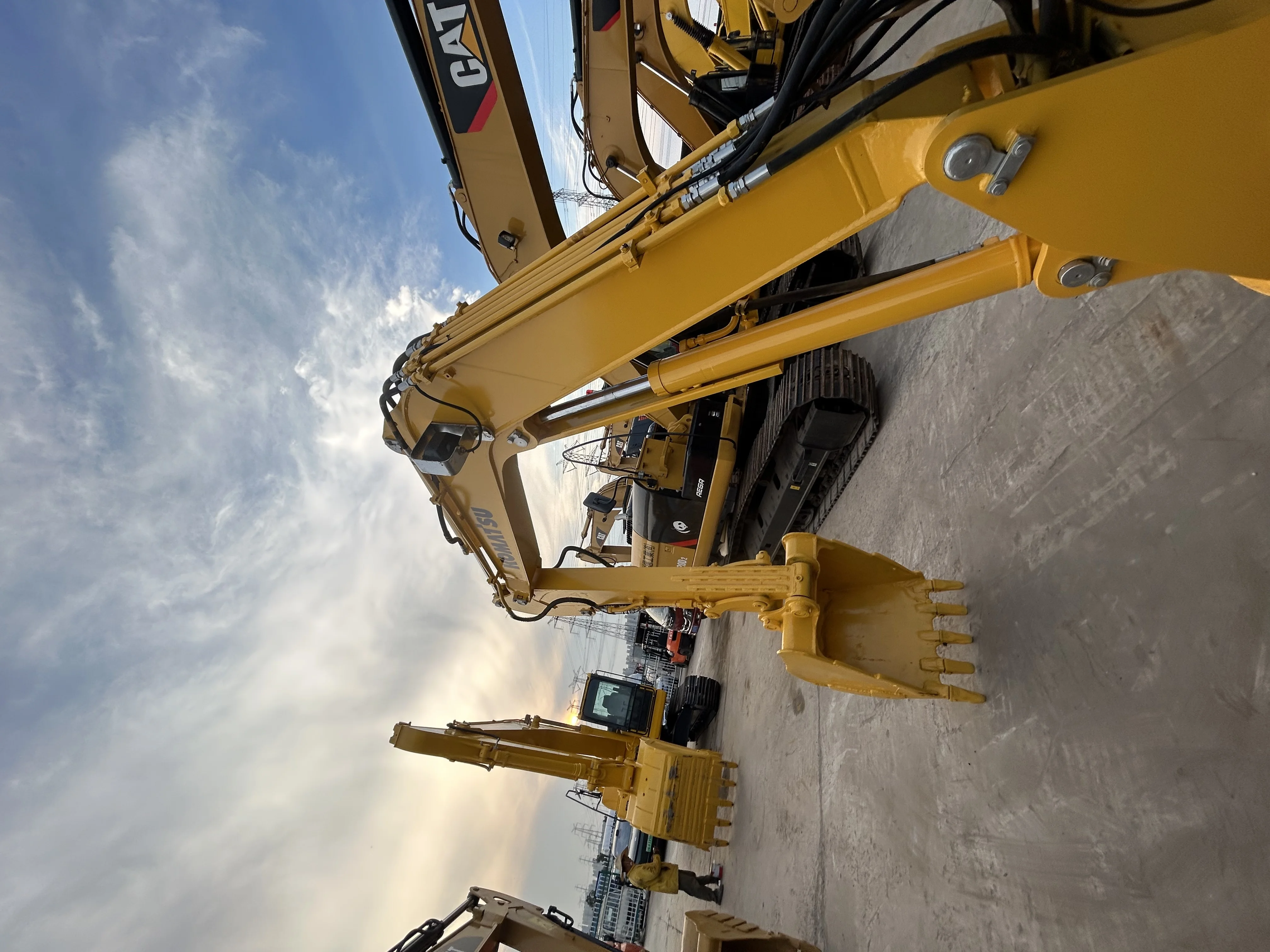 5.5 ton used mini komatsu pc 55 crawler excavator for sale