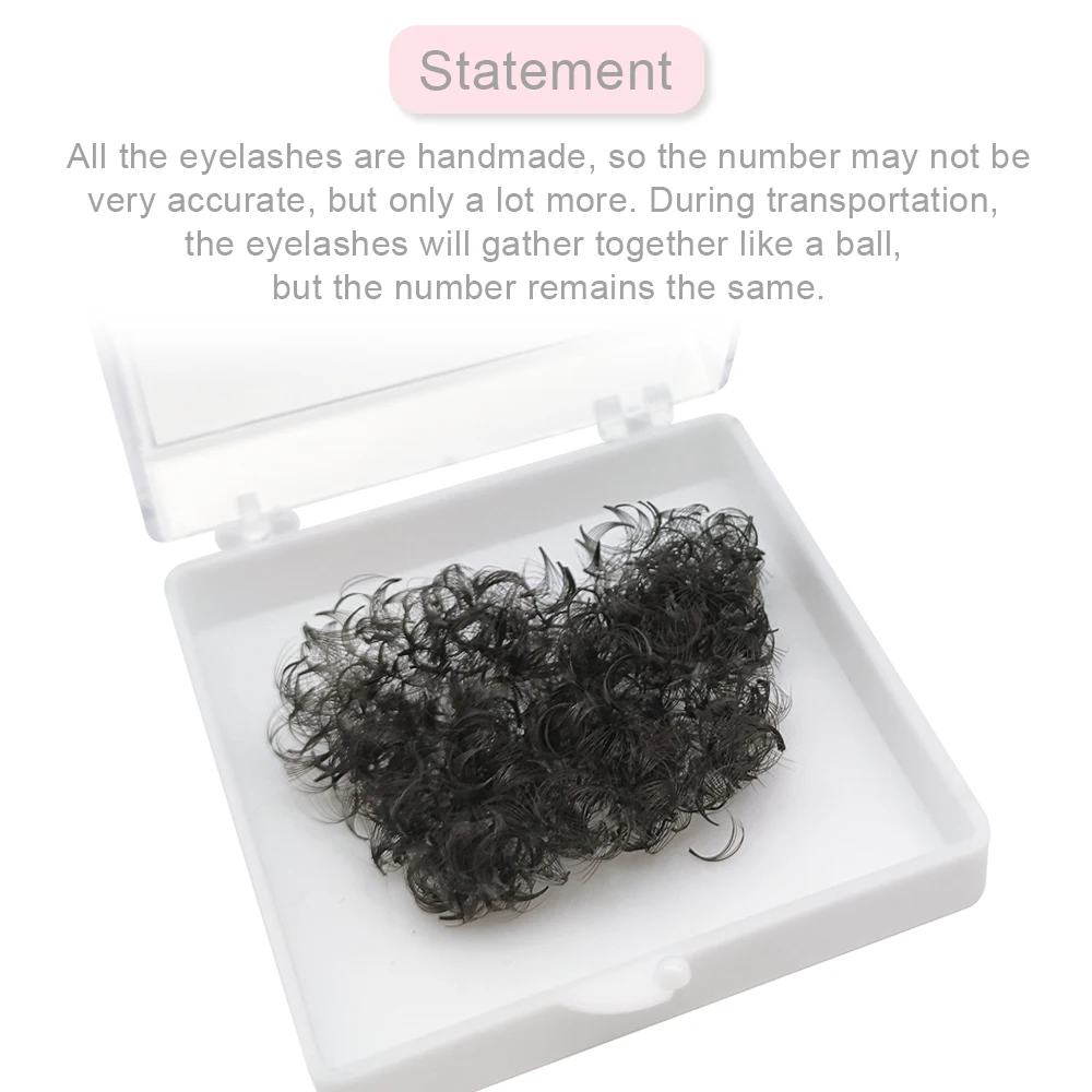 500/1000 Fans Pointy Base Premade Fans Loose Fans Sharp Thin Stem Lash Extension Heat Bonded Slim Root Russia Volume Lash