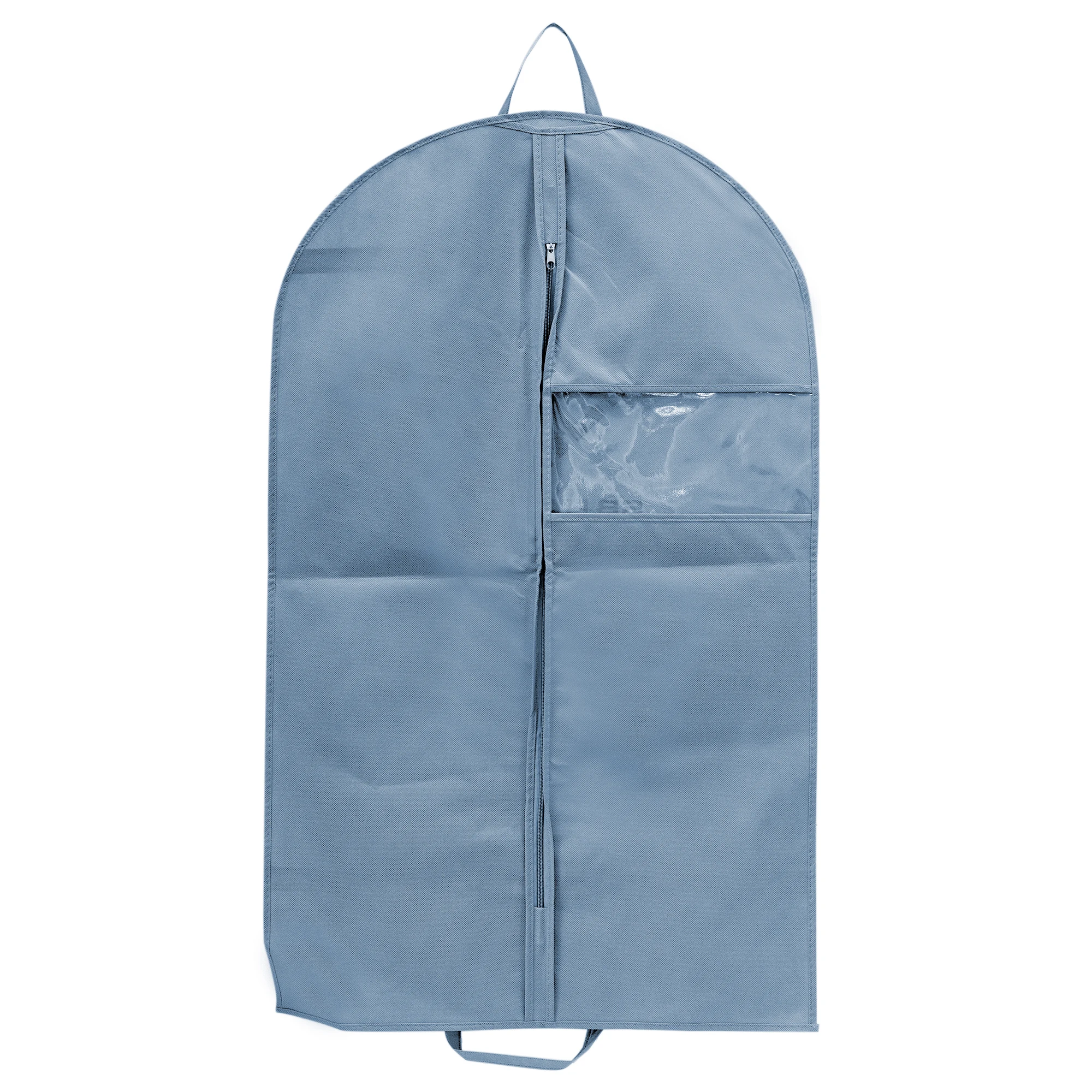 Suit Cover Bag Fast Delivery Garment Bag Suit Wedding Cotton Men Clothes Black Customized Logo Item Garment Storage Bag