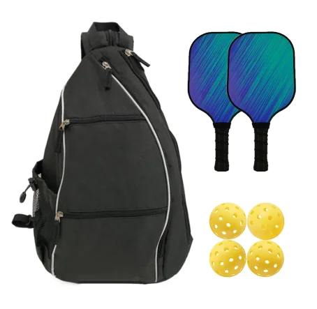 Custom High Quality Usapa Approved Graphite T700 Raw Carbon Fiber Pickleball Rackets Paddle Set