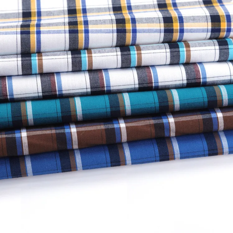 100%cotton combed cotton fabric for mens shirt ready to ship