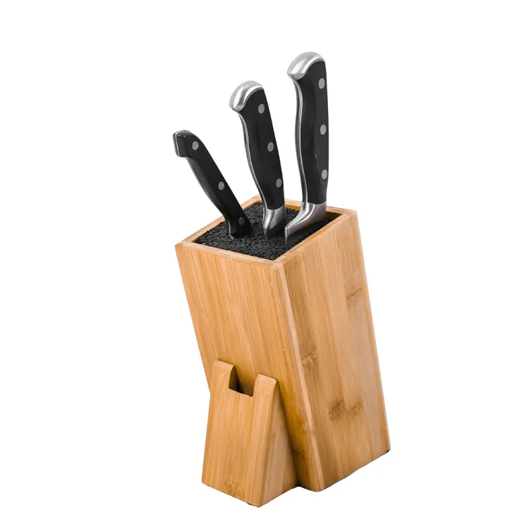 Customized Kitchen Household Multifunctional Knife Storage and Placement Rack Large Capacity Wood Knife Holder (1600337449488)