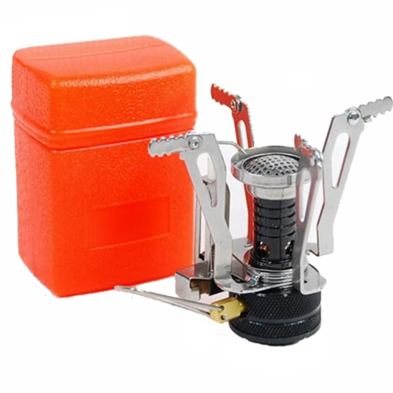 Haiyan Miniature Furnace Outdoor Stoves Camping Portable Petty Outdoor Gas Stove Furnace Rapid Fire Picnic Equipment