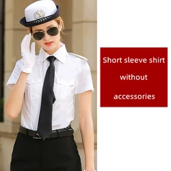 Uniform Shirt Office Formal Work Wear Skirt Suits For Women