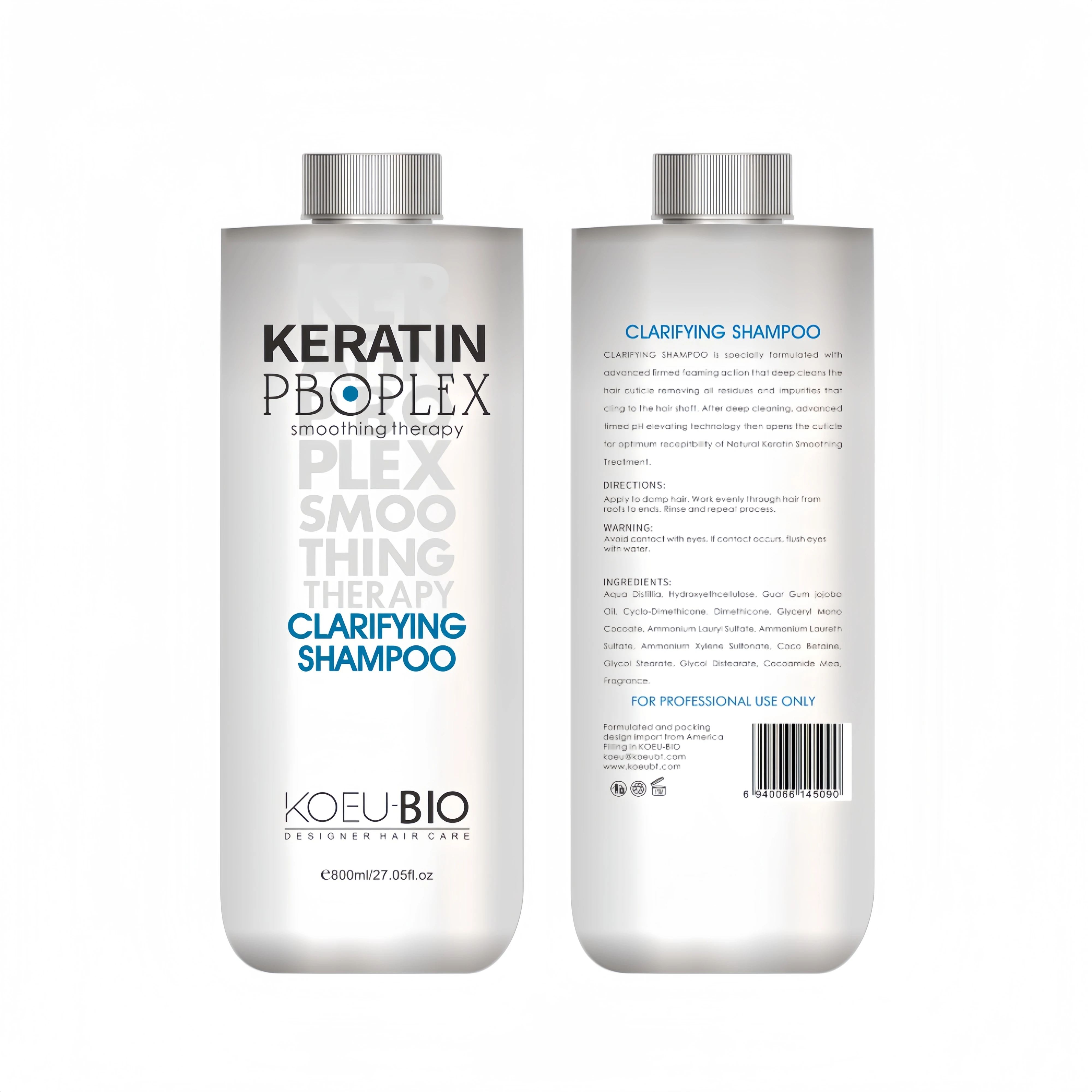 Wholesale Sulfate Free Clarifying Keratin Treatment Shampoo Best Oil Control Shampoo 500ml