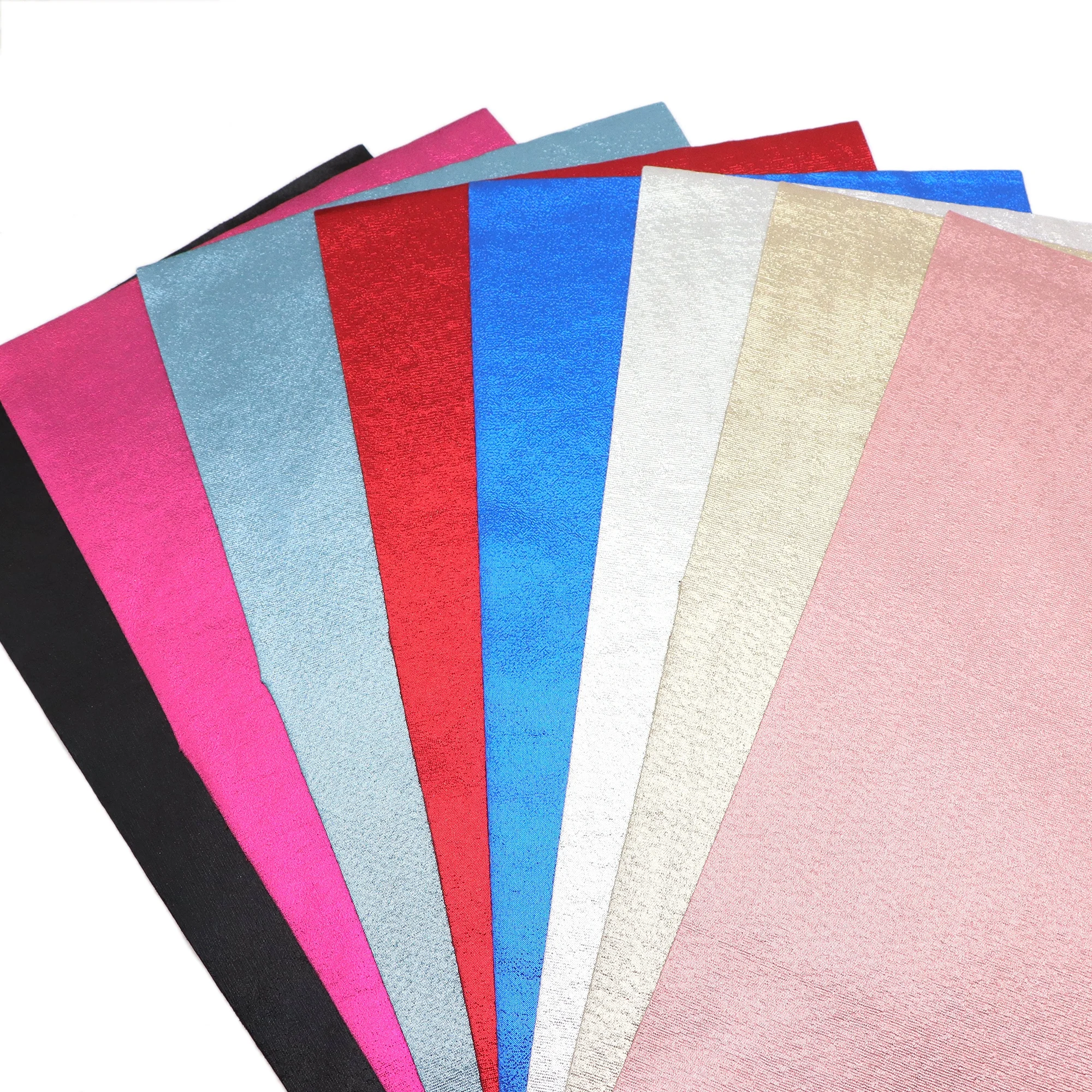 8pcs/set Plain Colour Synthetic Leather Patchwork For Hair Bow Bag Wallet Phone Cover DIY 1080527