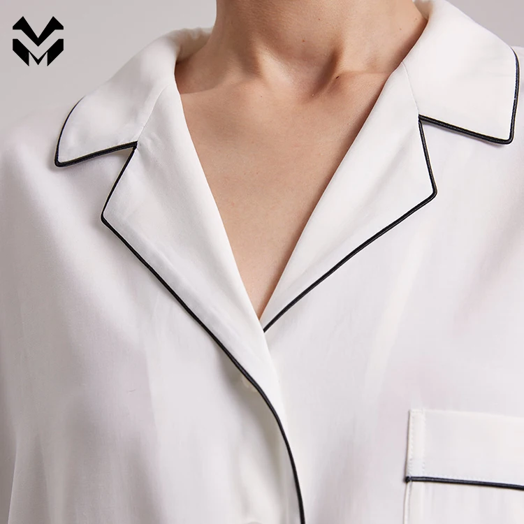 Wholesale Soft And Comfortable Special Solid Custom Sexy Ladies Home Wear Plus Size Long Top And Pants Women Pajamas