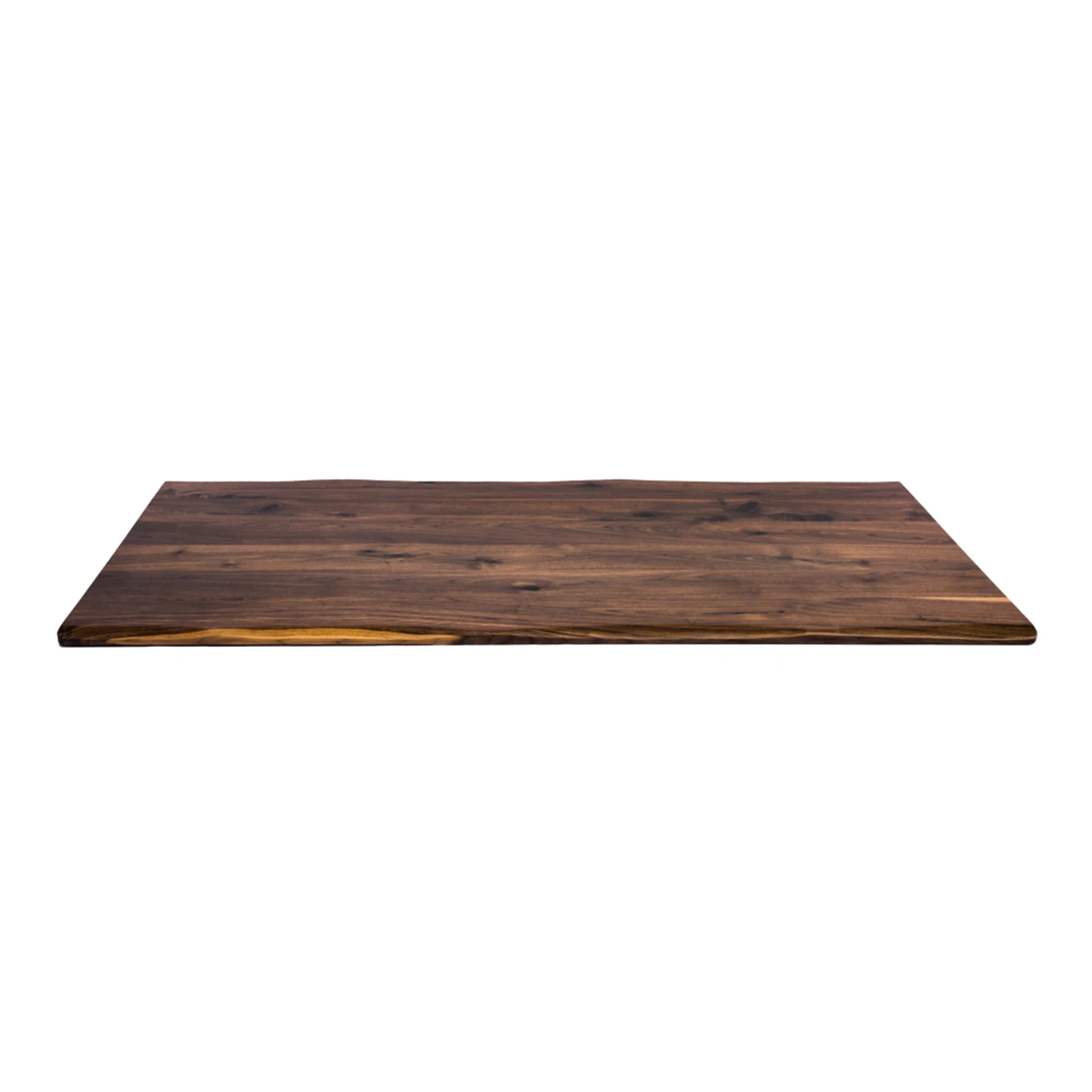 Solid black walnut rustic style live edge tea coffee table top30x60x0.8inch