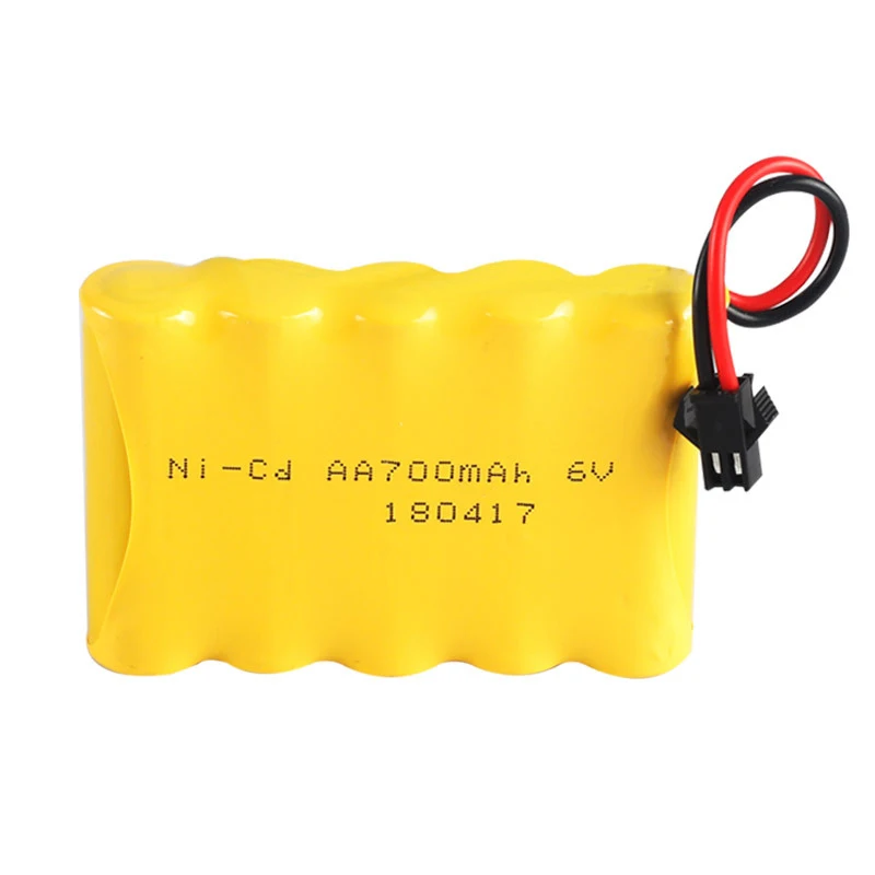 Перезаряжаемый никель-кадмиевый аккумулятор 6 в AA 5 #700 мАч с разъемом SM и зарядным кабелем