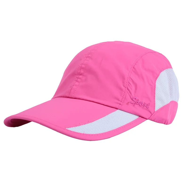 Full polyester quick-drying breathable tennis hat for women, casual mountaineering baseball , peaked , summer outdoor suns