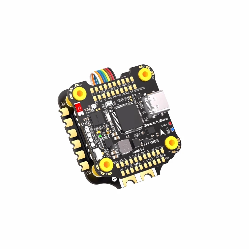 SpeedyBee F405 V4 3-6S 30X30 FC&ESC FPV Stack ICM42688P F405 Flight Controller BLS 55A 4in1 ESC for FPV Freestyle Drone Model