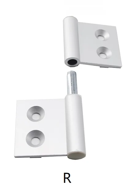 Factory Price 2550SR 4 hole concealed hinge sliver anodizing aluminum hinge industrial application T slot profile#3253