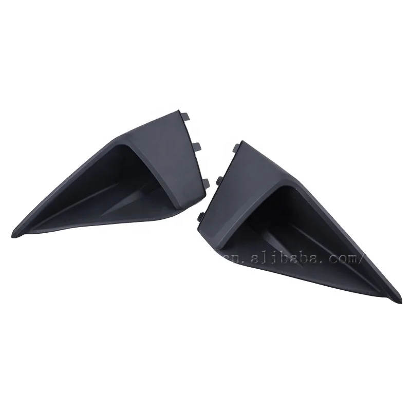 Black Front Bumper Air Intake Trim Panel Decorative Plates For Ford Mustang 2018 2019