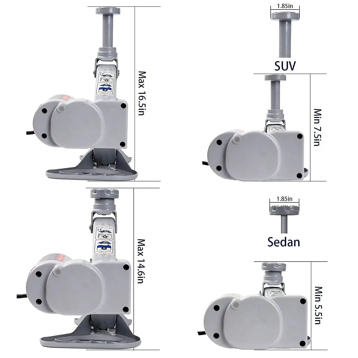 New Wholesale Dc12v 5 Ton Electric Car Jack 12v Electric Scissor Jack Electric Car Jack