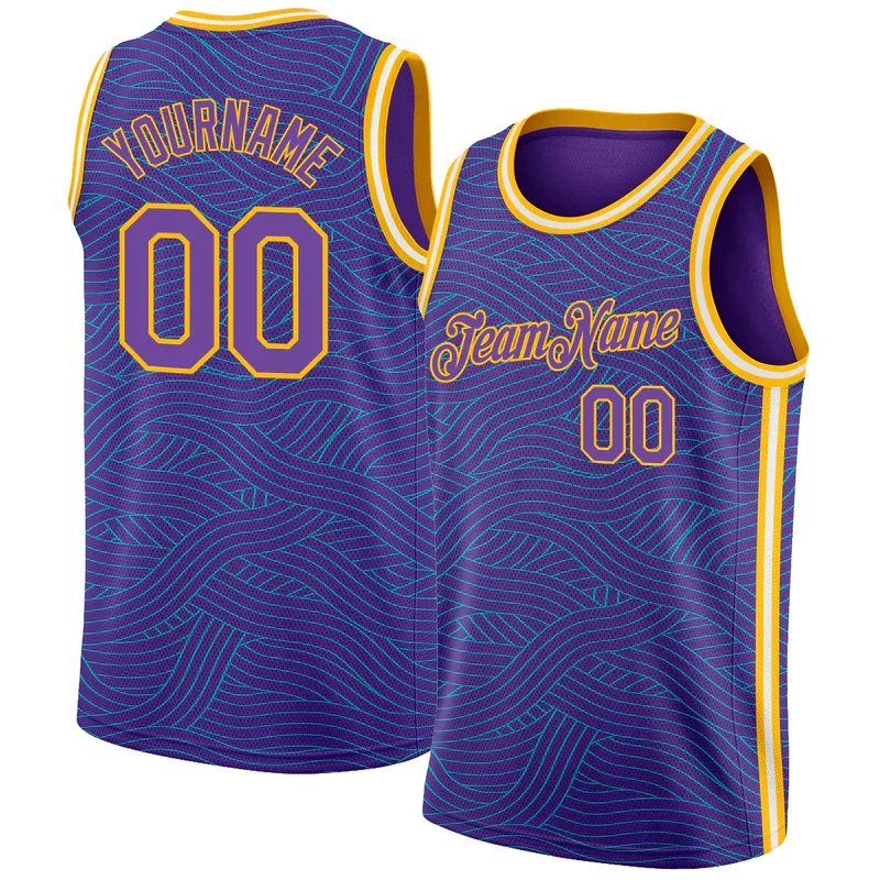 Custom Latest Design Mesh Plain Blank Reversible Sublimation Print Embroidery Logo Name Mens Color Blue Basketball  Jersey Set