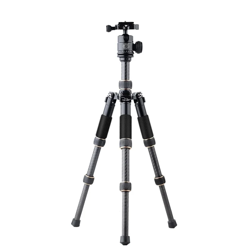 
FOSOTO Q166C Professional Portable Travel Carbon Fiber Table Mini Tripod Monopod Stand & Ball Head For SLR DSLR Digital Camera 