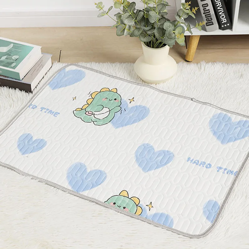 In Stock fashion pet Ice Silk latex mat Cool pet sleeping mat summer cool dog cat mat for family car