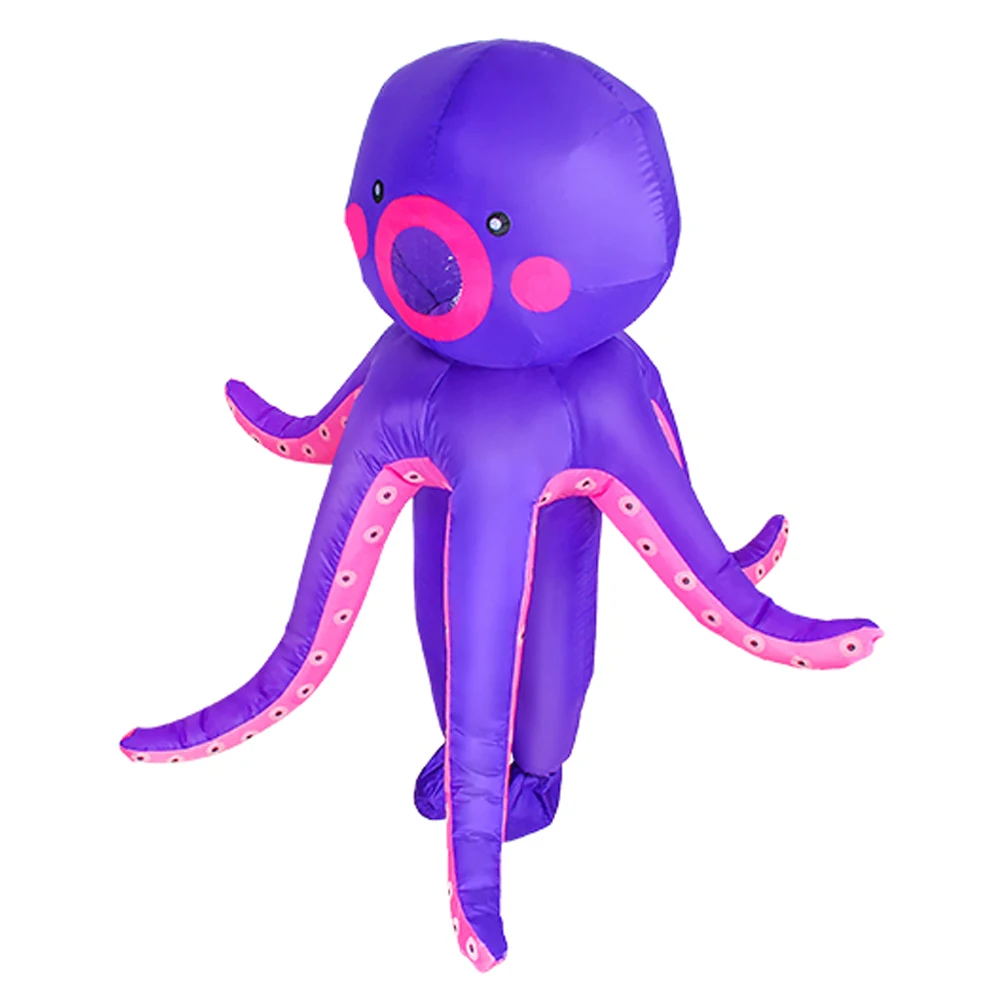Top Quality Inflatable Halloween Octopus Tentacles Cuttlefish Baby Children Costumes Clothes