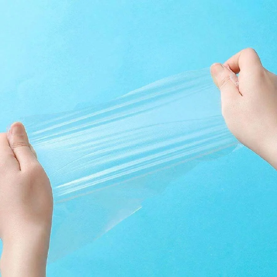 100pcs Waterproof Disposable Transparent Plastic Foot Mask Skin Care Socks with Handle Stand-Up Pouch No Liquid PE Foot Cover