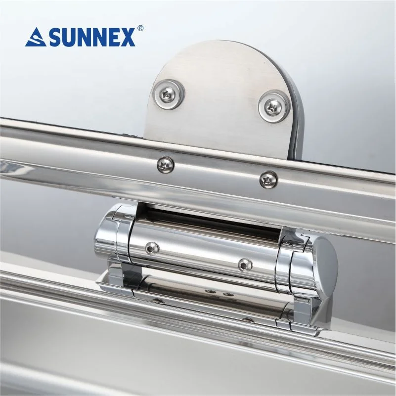 Sunnex Factory Direct Full Size Induction Chafer 8.5L Stainless Steel Buffet Server Chafing Dish for Catering/Hotel/Restaurant
