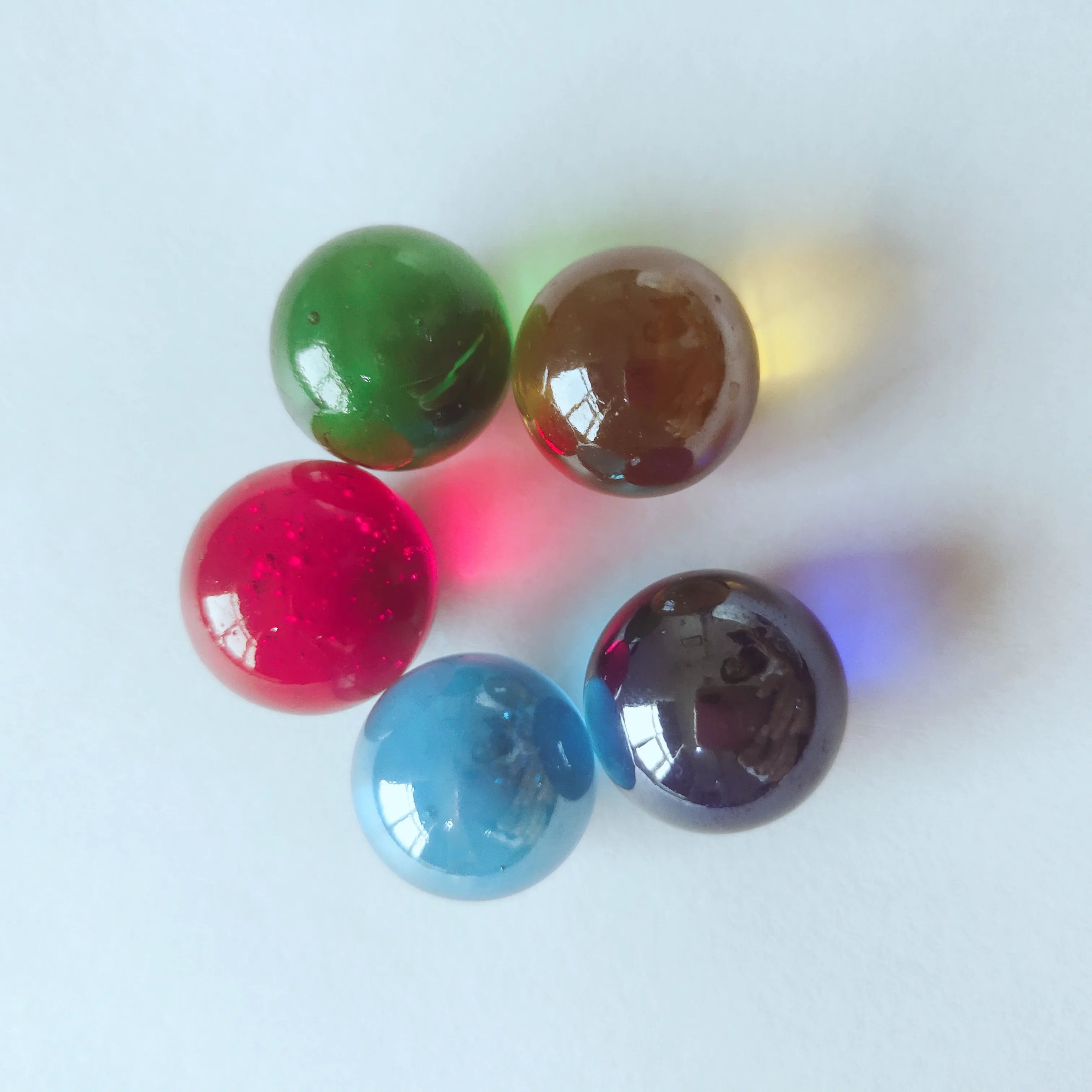  Оптовая продажа с завода стеклянные Мраморные Шарики 16 мм 14 18 10 12 для украшения bauble