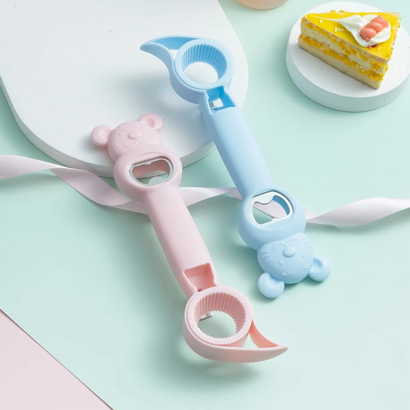 Лидер продаж 2024 многофункциональная открывалка для пивных бутылок пластиковая консервных банок из нержавеющей стали руководство кухни и столешницы