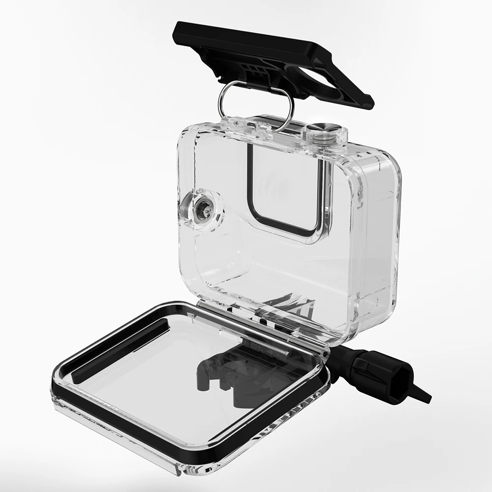 
40M Housing Shell Dive Case Hard Protective Cage For Go Pro Hero8 Camera Accessories 