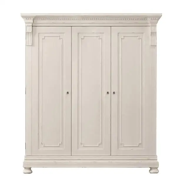 American bedroom furniture Vintage wardrobe in solid wood oak