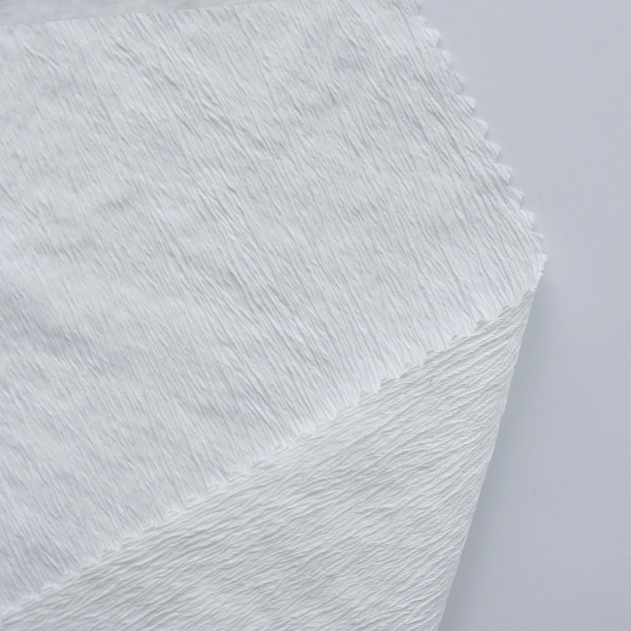 Factory direct sales of chiffon three-dimensional wave strip knitted spring and summer dresses, pants, home clothing fabrics