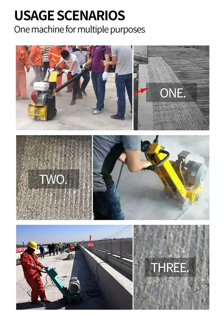 Accurate And Automatic Leveling Small Milling Machine For Concrete Pavement