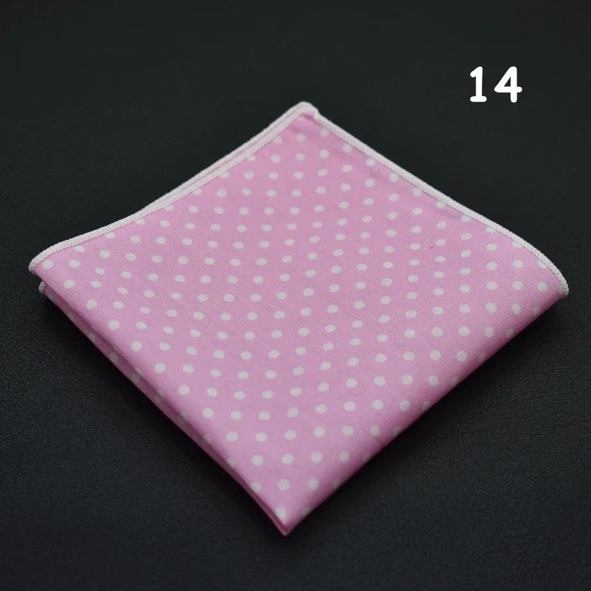 Cheap mens suit square towel wedding British polka dot colorful pocket square handkerchief