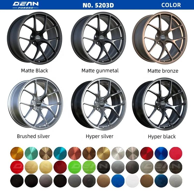 #5203D DEAN forged Custom wheels 5x120  alloy wheel 16/17/18/19/ 20/21/22/23/24 inch jwl via wheels