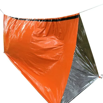 Factory Price PE Film Waterproof Outdoor Camping Tent Emergency Survival Adult Sleeping Bag