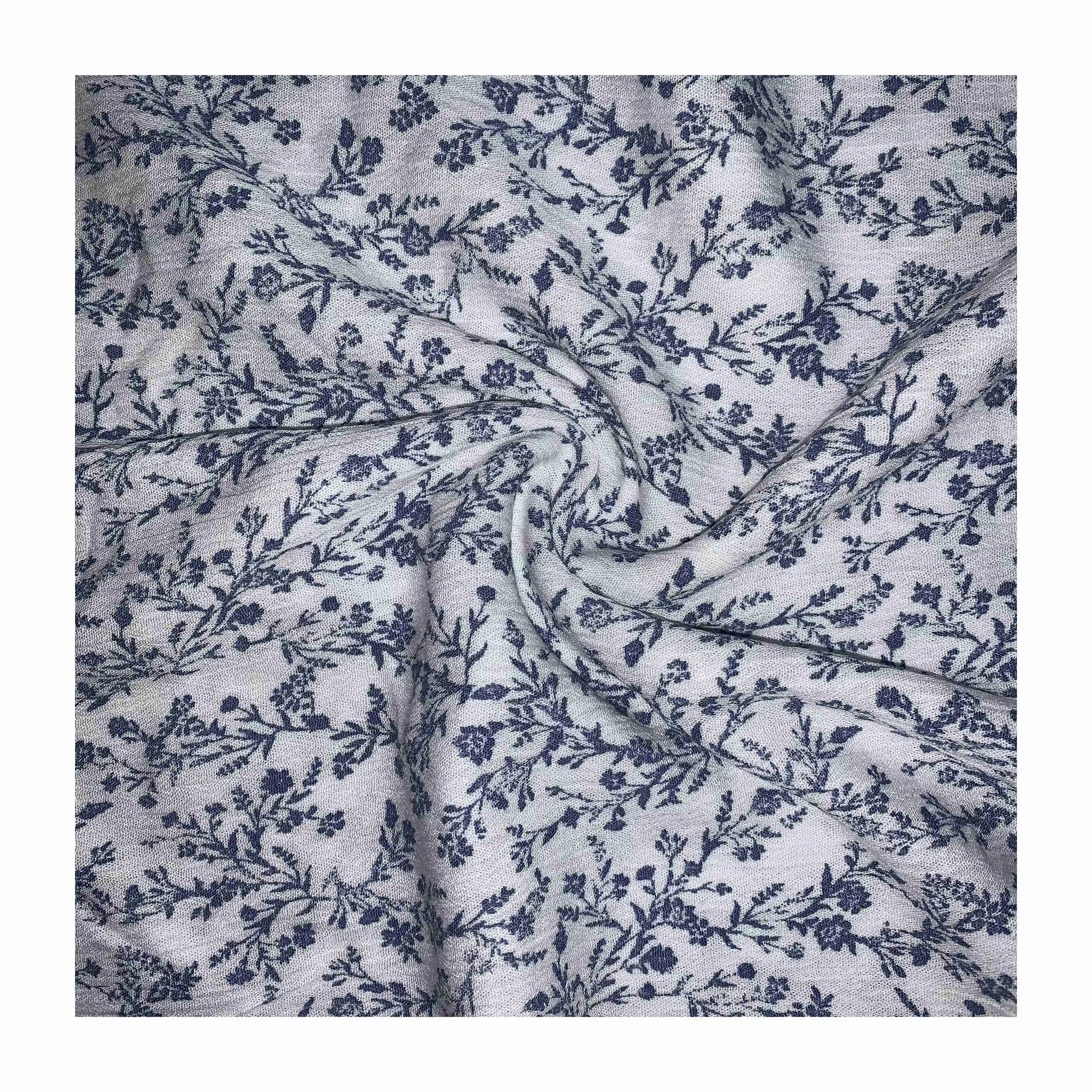 China fabric New product 100% rayon 30s crepe print woven