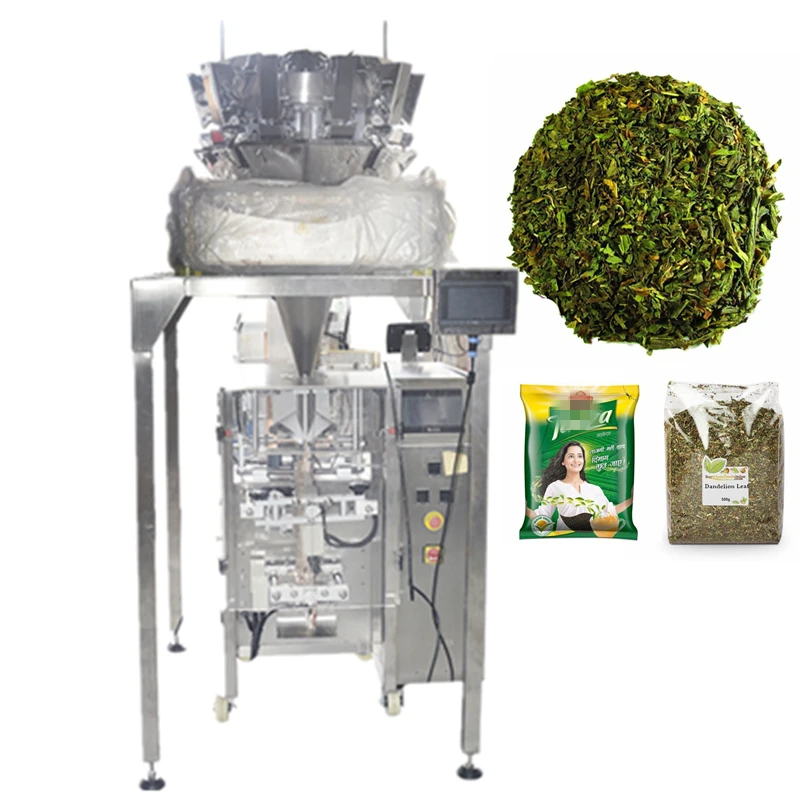 10 head miniature weighing tea leaves packaging machine manual loose tea leaf bag pouch sachet packing machine