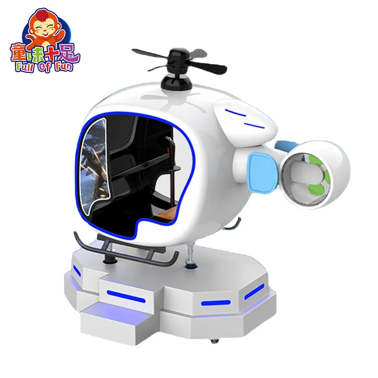 Virtual Reality Flight 9D Helicopter  flight VR plane simulator Game Machine