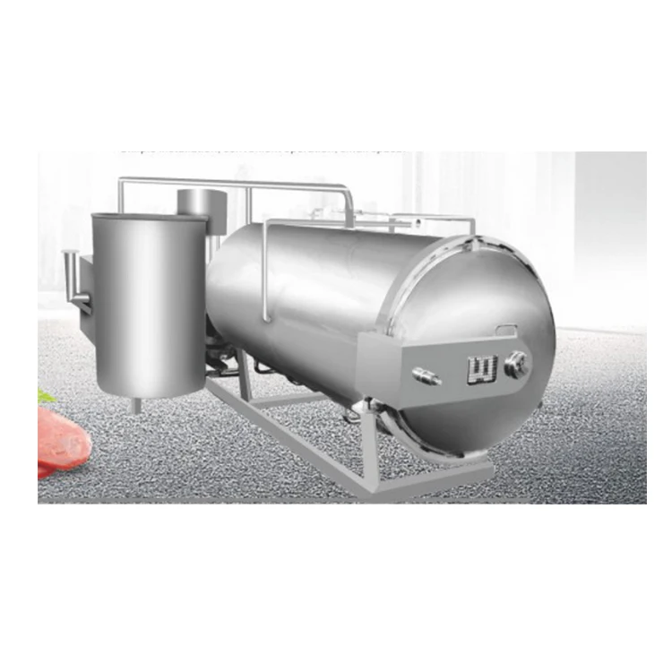 
Newest design top quality SUS304 Semi Auto steam retort pot 