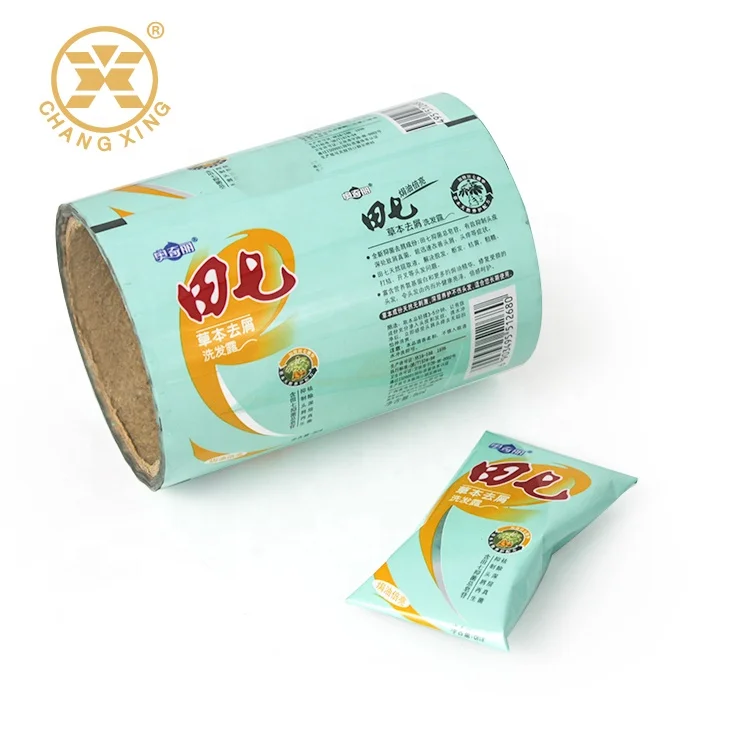 Высококачественная упаковка для шампуня, алюминиевые металлические ламинированные пакеты в рулоне для шампуня