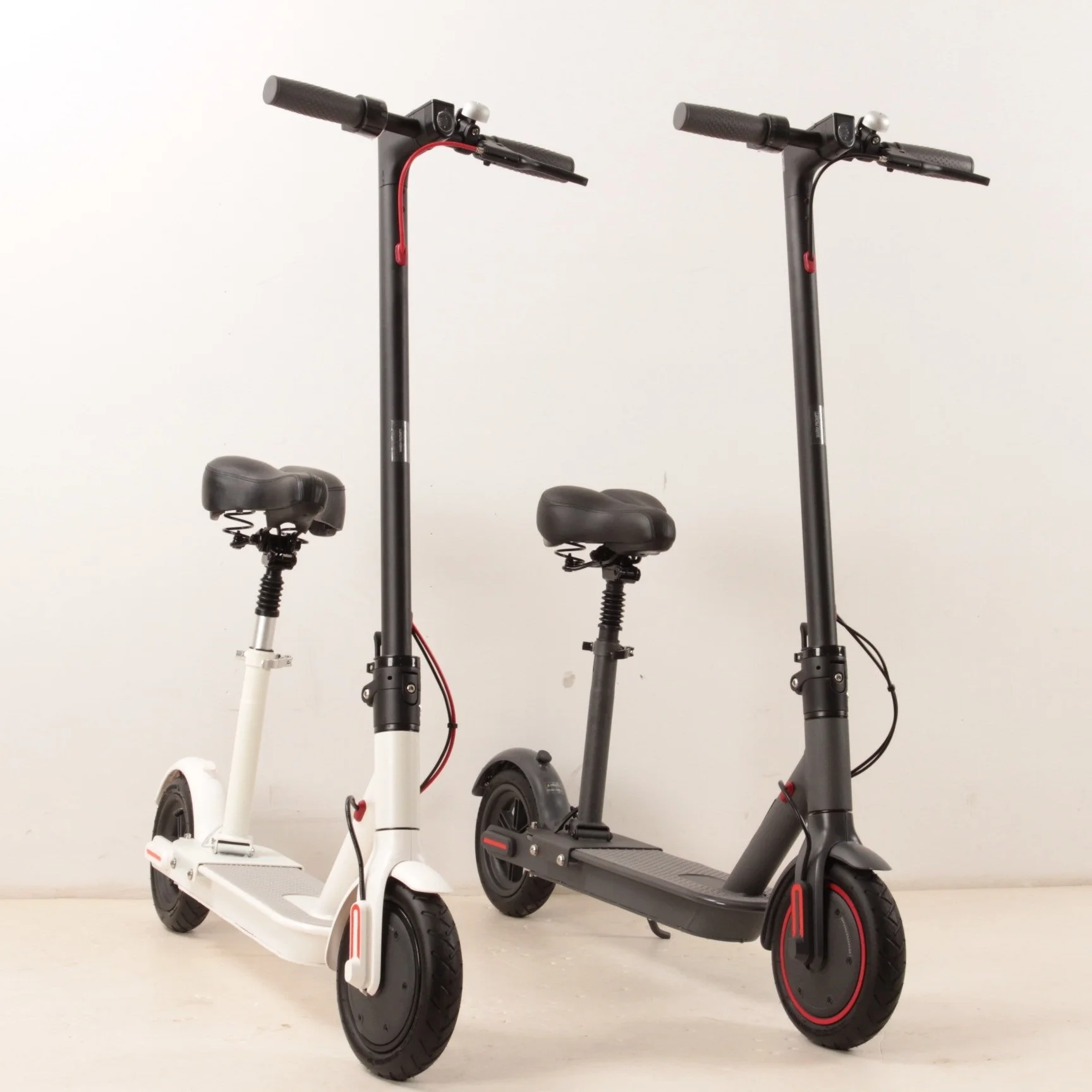 warehouse Fast delivery 2023 CE fast e scooter waterproof cheap Electric bicycle  2 wheel Folding Electric Scooter with Seat