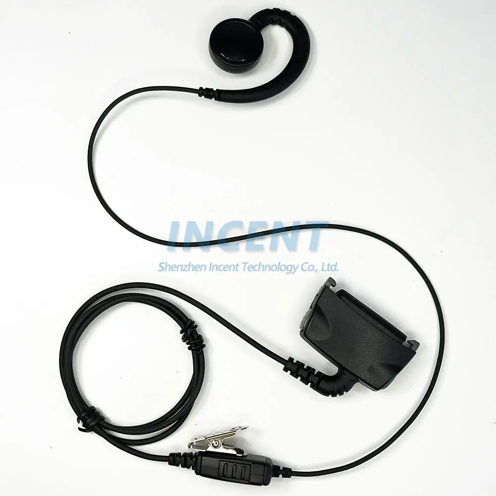 C-Type Wired Headphone,walki talki Set Two-Way Radio Earpiece for Eads Airbus Cassidian THR880i Radios