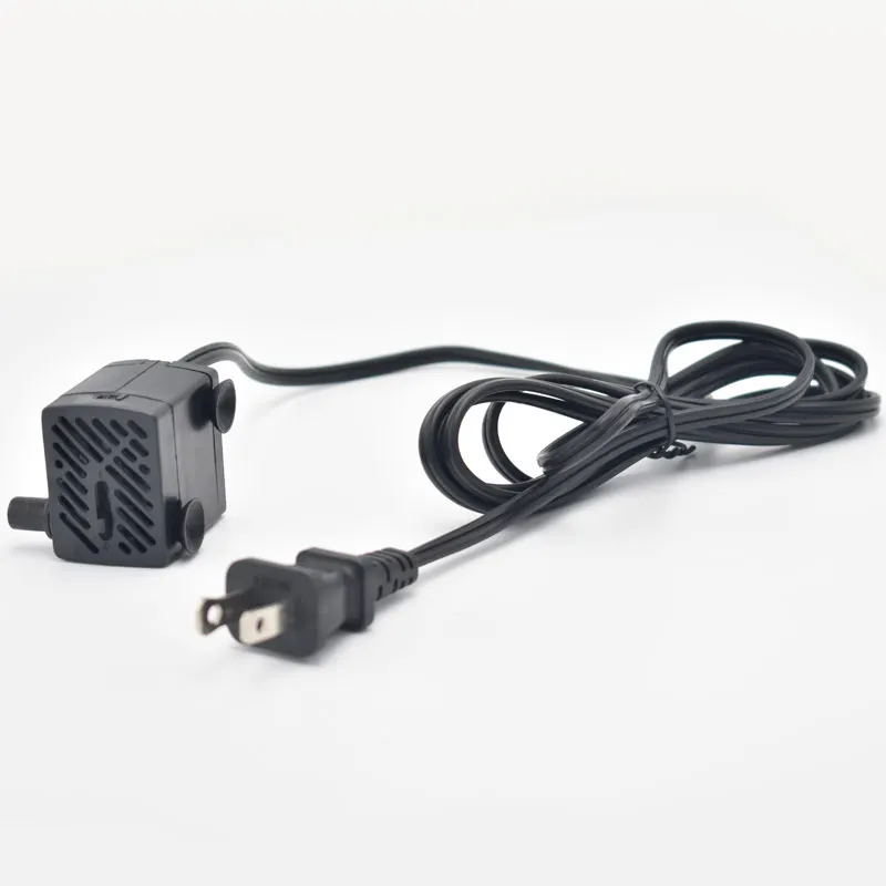 3w electric motor driven water pump mini submersible draining pump with led light for fountain table fish tank OEM ODM