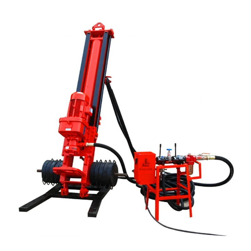 Electric Portable Dth Drilling Rig Small Bore Drill Rig Machine